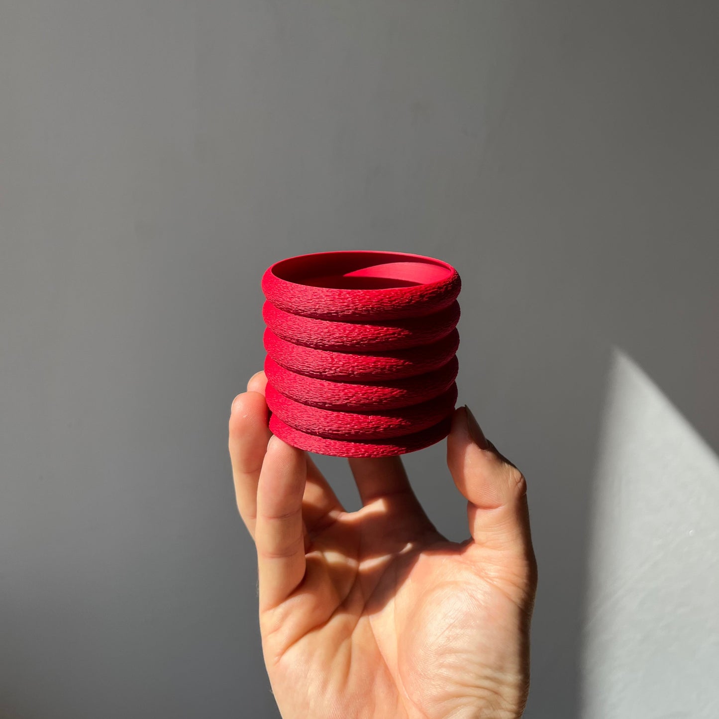 FLUTED PLANT POT - 3D PRINTED PLANT POT - ECO FRINDLY PLANT POT - PLANT GIFT