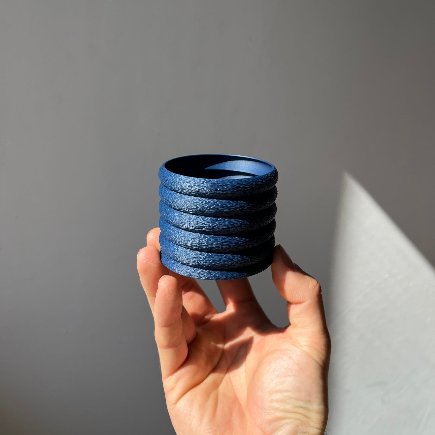 FLUTED PLANT POT - 3D PRINTED PLANT POT - ECO FRINDLY PLANT POT - PLANT GIFT